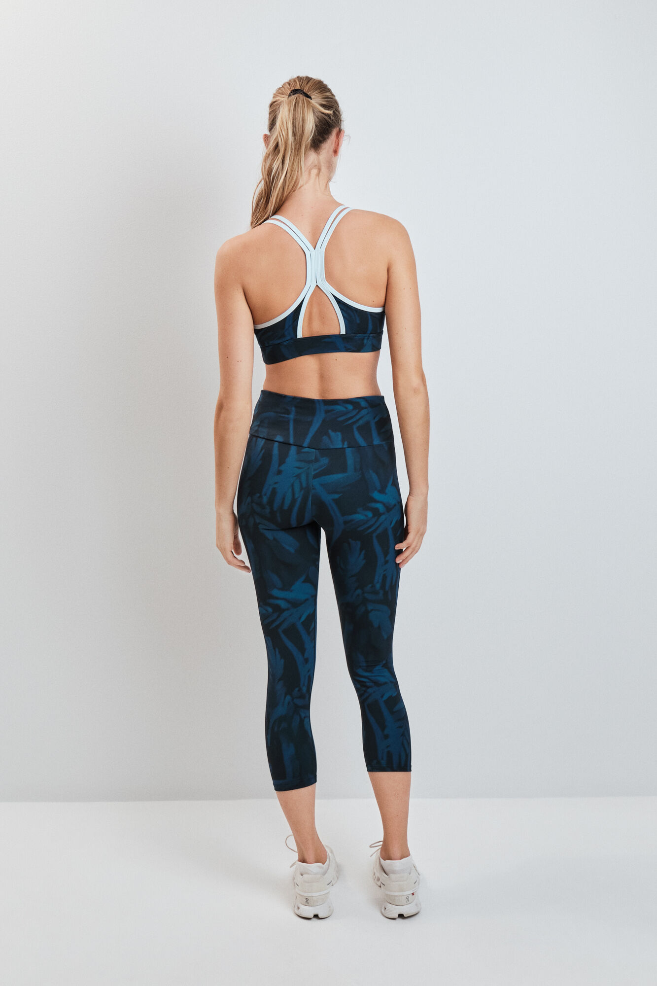 Dash and Stars Legging curto estampado 4D STRETCH verde verde