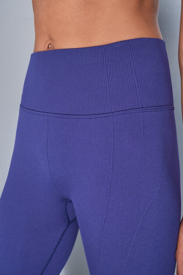 Dash and Stars Legging push up azul SEAMLESS FIT azul