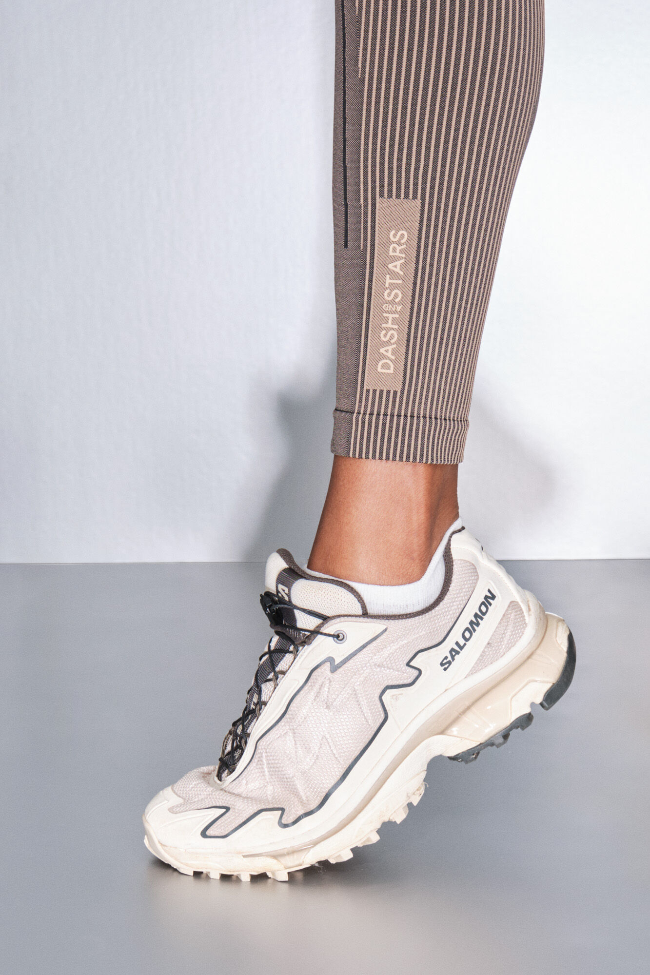 Dash and Stars Leggings longas SEM COSTURA CONFORT&Aacute;VEIS marrons marrom