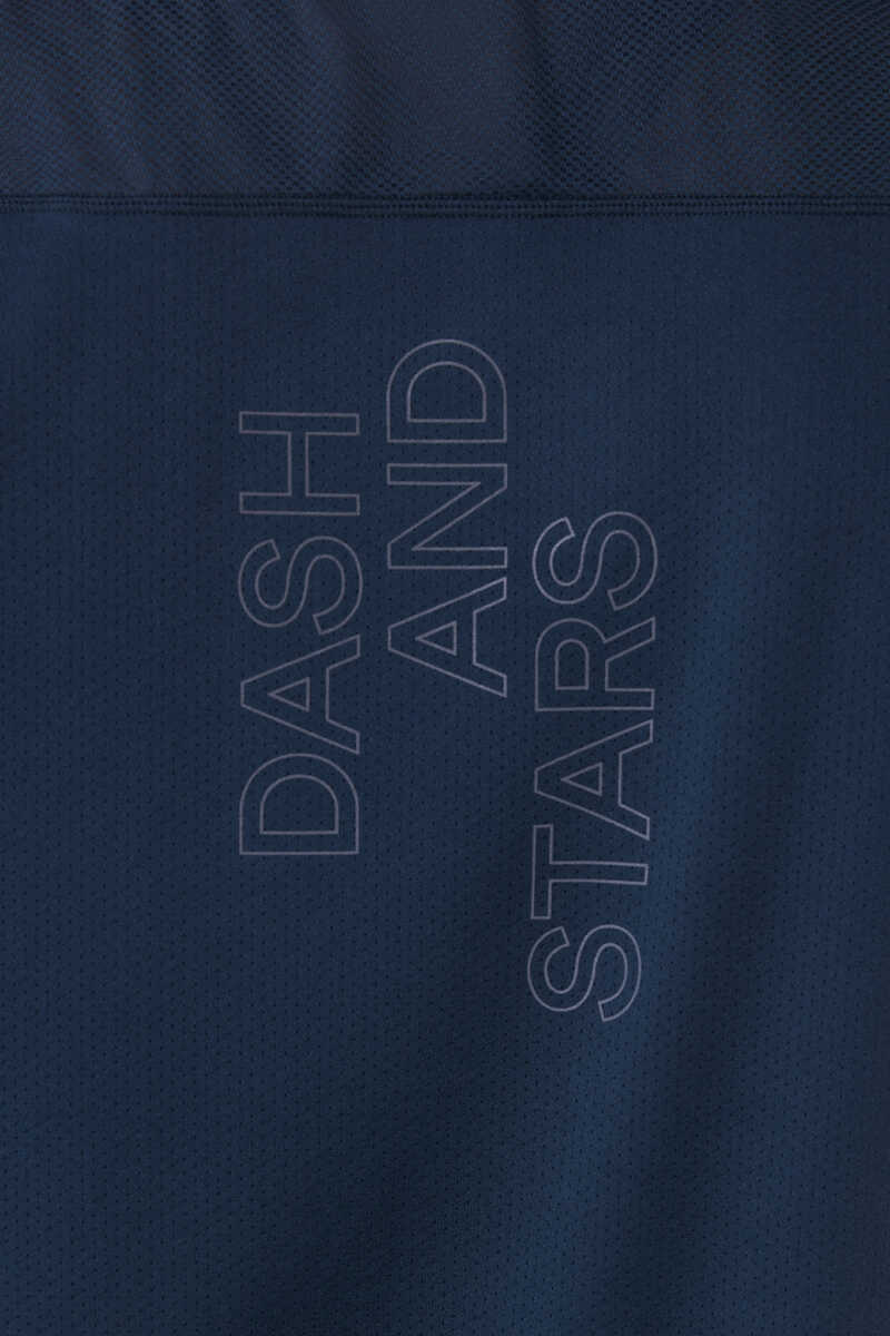 Dash and Stars T-shirt técnica transpirável azul azul