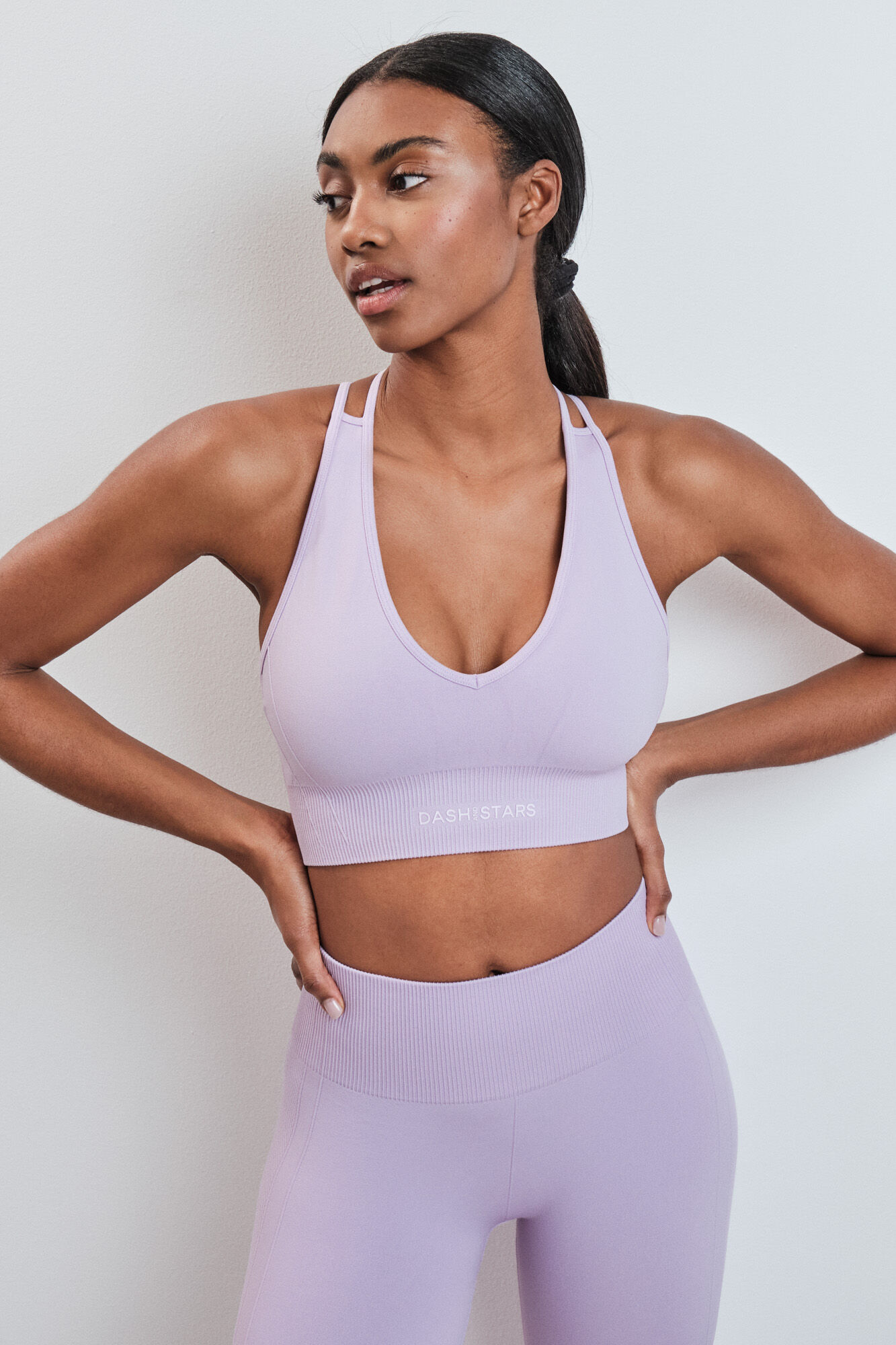 Dash and Stars Soutien desportivo SEAMLESS COMFORT lil&aacute;s rosa