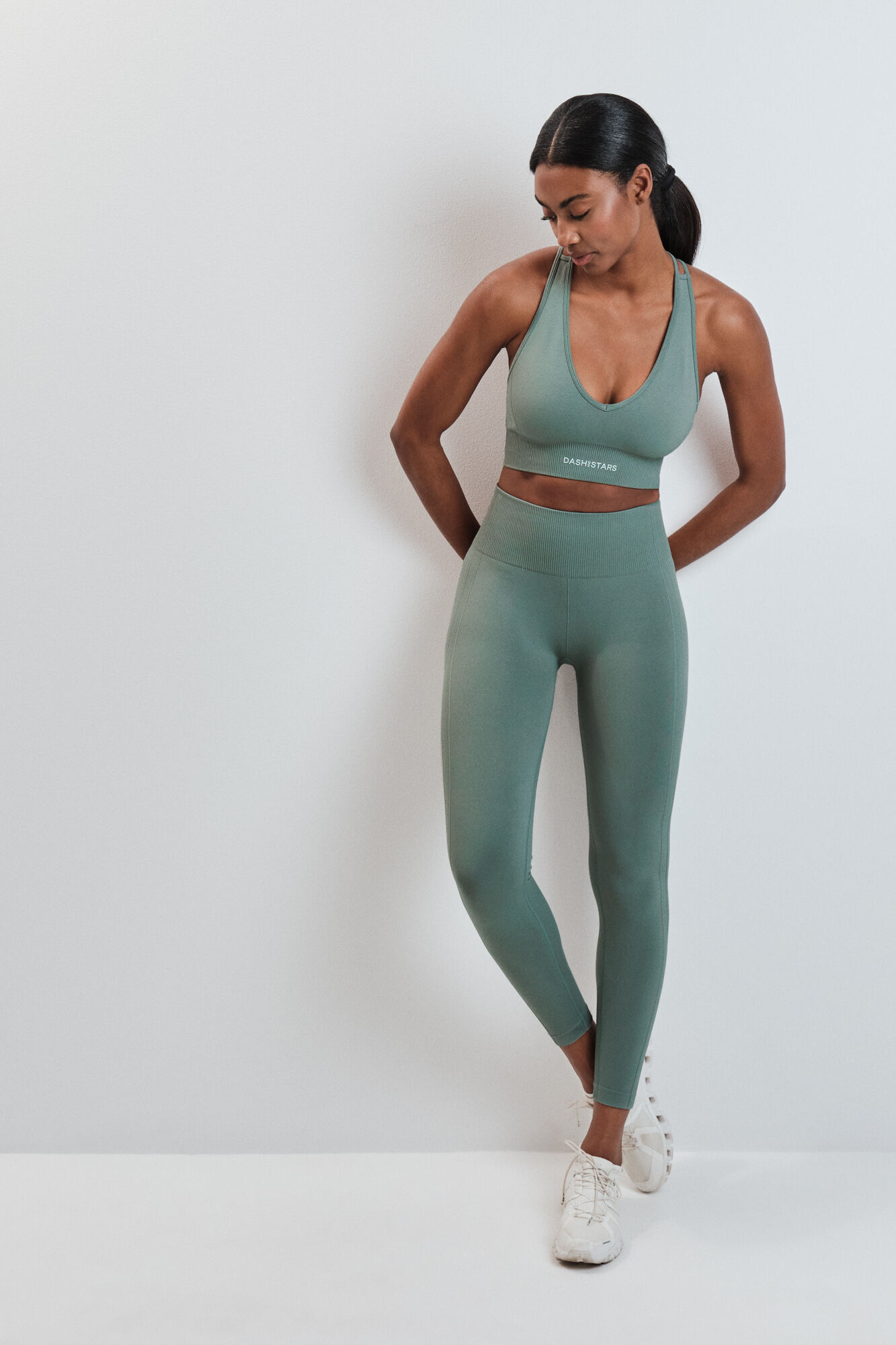 Dash and Stars Soutien desportivo SEAMLESS COMFORT verde verde