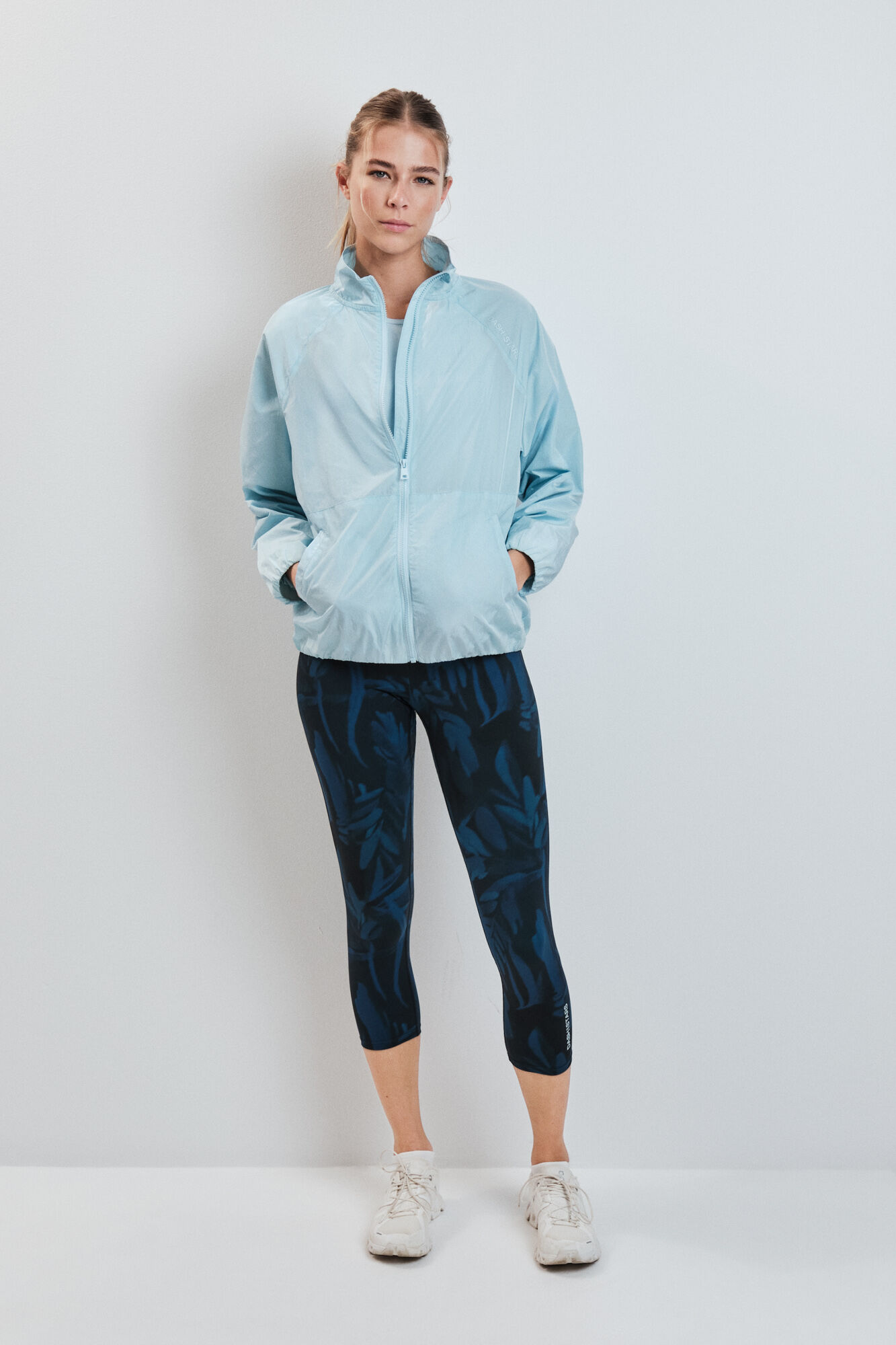 Dash and Stars Casaco corta-vento azul azul