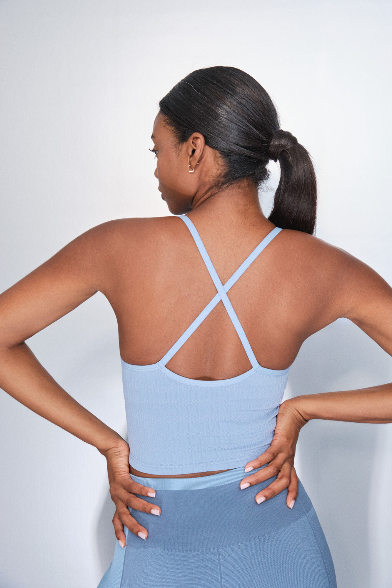 Dash and Stars Soutien desportivo azul Smock SEAMLES COMFORT