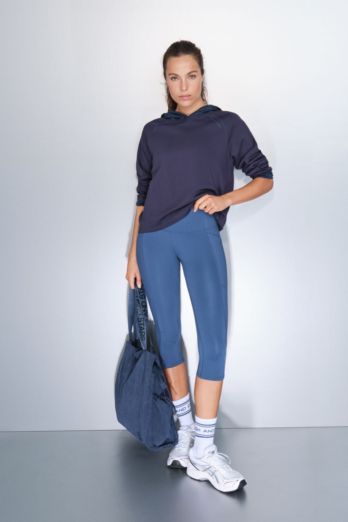 Dash and Stars Leggings 4D STRETCH pirata azul azul