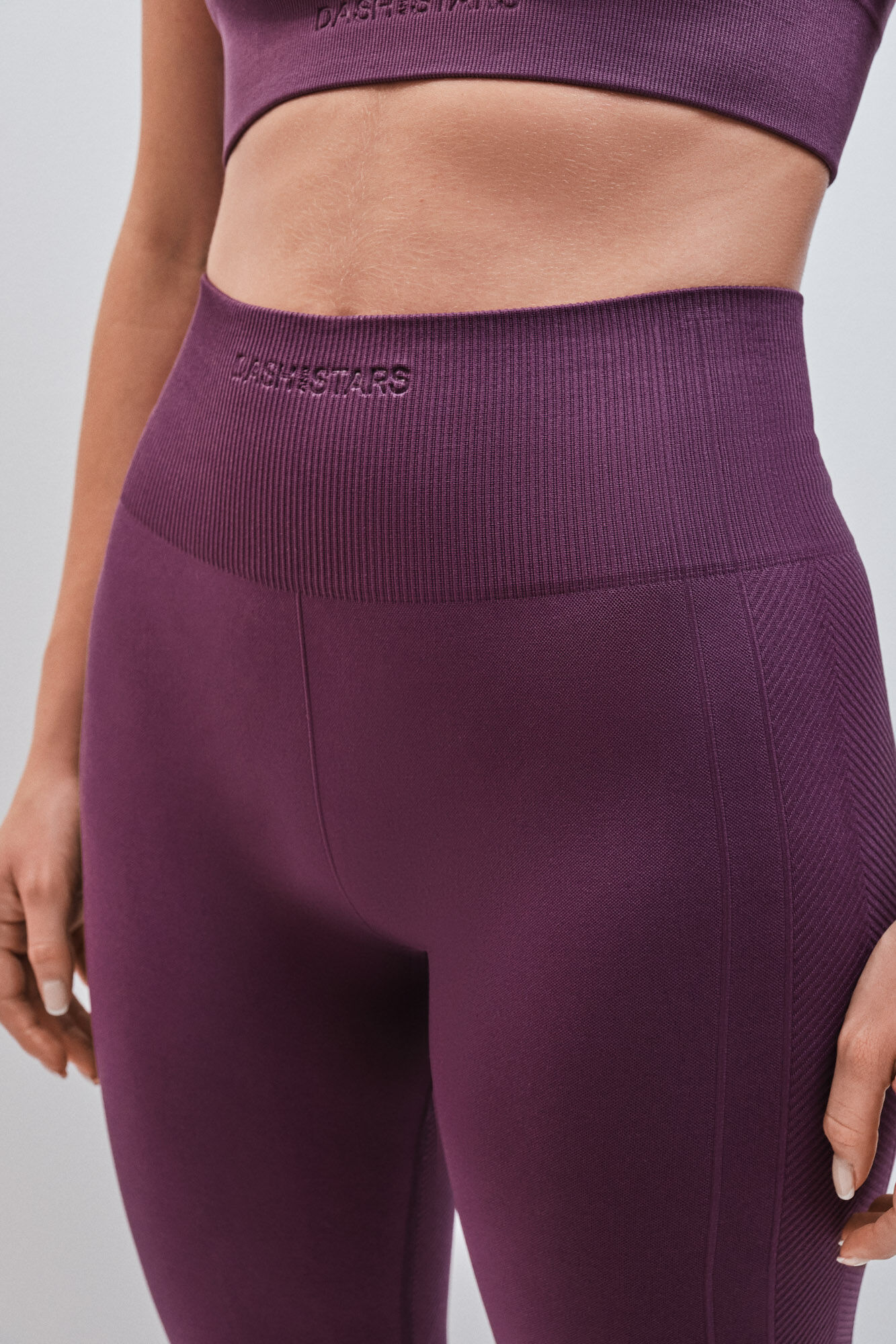 Dash and Stars Leggings compridos SEAMLESS COMFORT gren&aacute; rosa