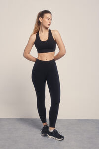 Dash and Stars Leggings COMPRESSIVE largo negro negro