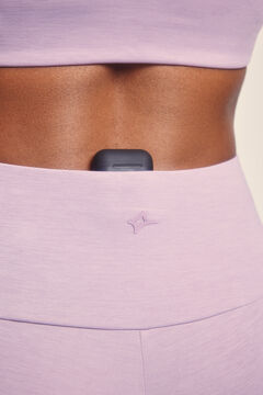 Dash and Stars Leggings crop lila morado/lila