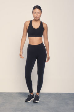 Dash and Stars Sujetador deportivo negro Compressive negro