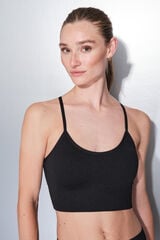 Dash and Stars Soutien desportivo preto SEAMLESS COMFORT preto
