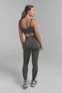 Dash and Stars Leggings 4D STRETCH kaki oscuro. beige