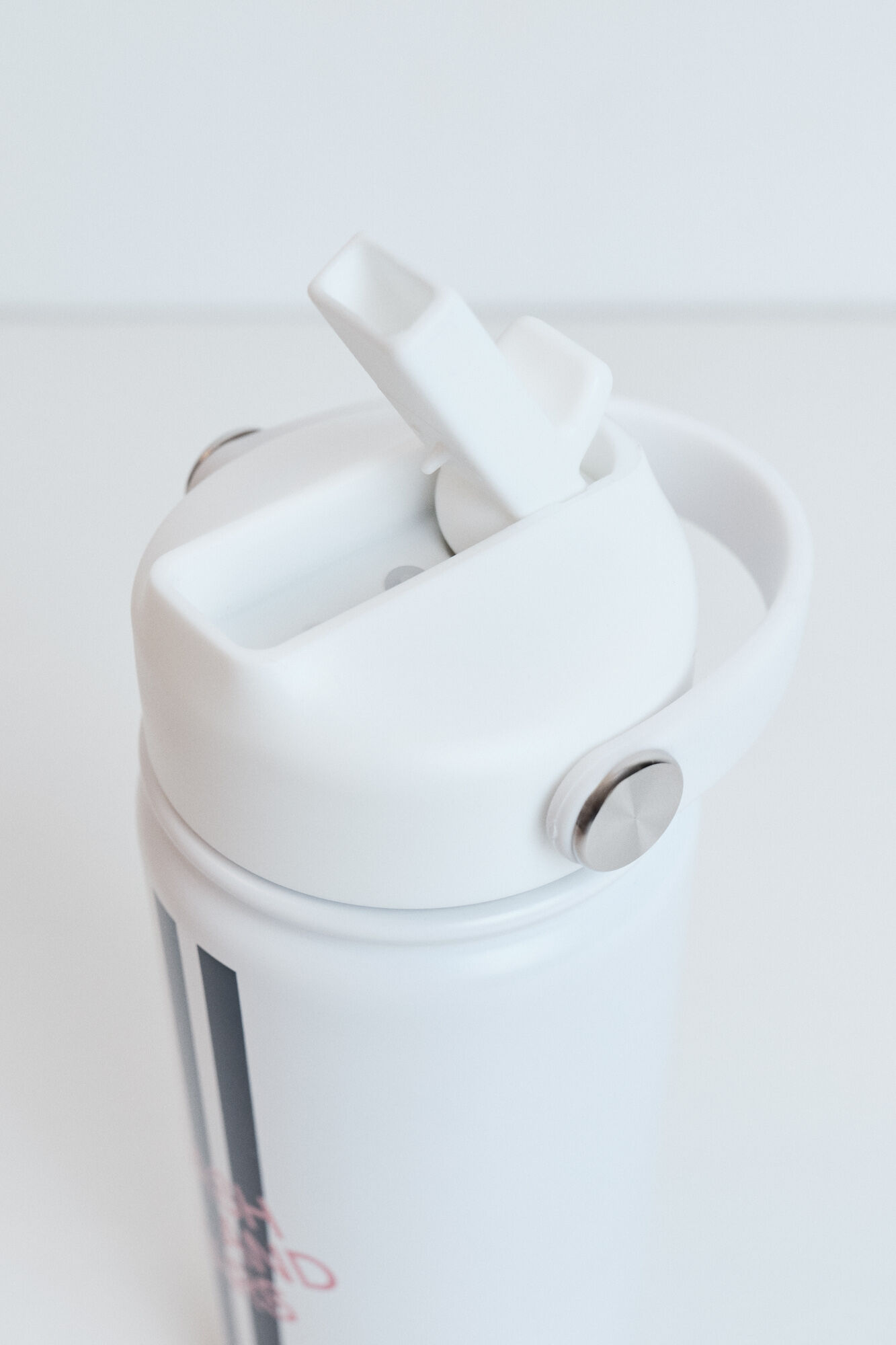 Dash and Stars Garrafa em a&ccedil;o inoxid&aacute;vel branca beige