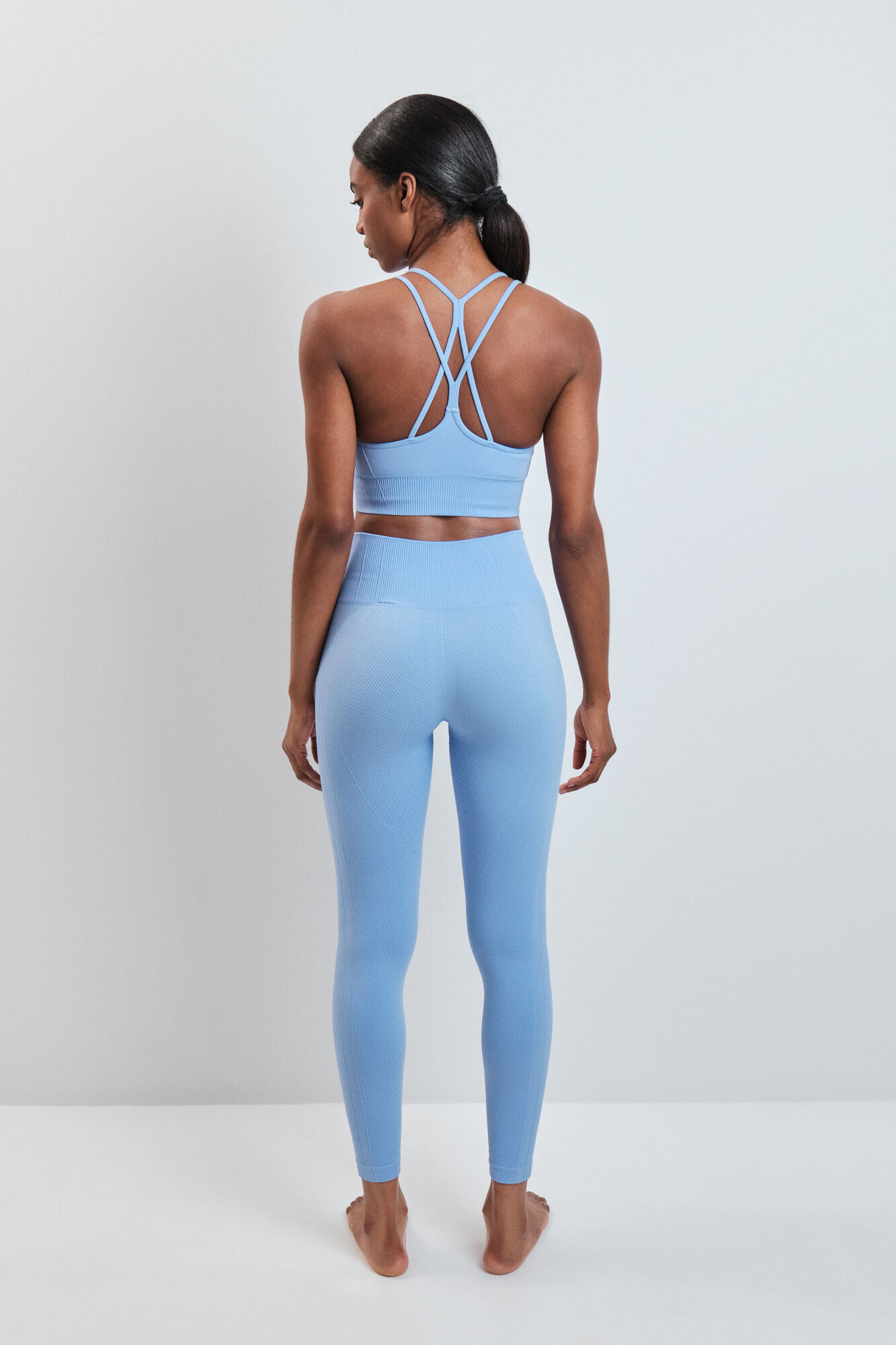 Dash and Stars Leggings largo SEAMLESS COMFORT azul azul