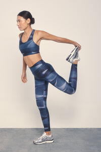 Dash and Stars Sutiã esportivo 4D STRETCH estampado em azul azul
