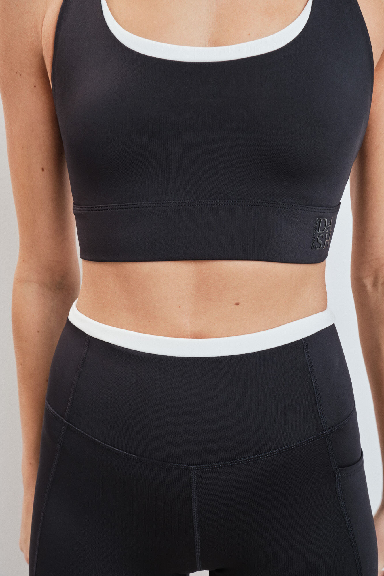 Dash and Stars Leggings ciclista 4D STRETCH pretas preto