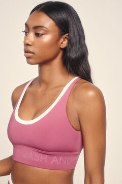 Dash and Stars Sujetador deportivo 4D Stretch rosa rosa