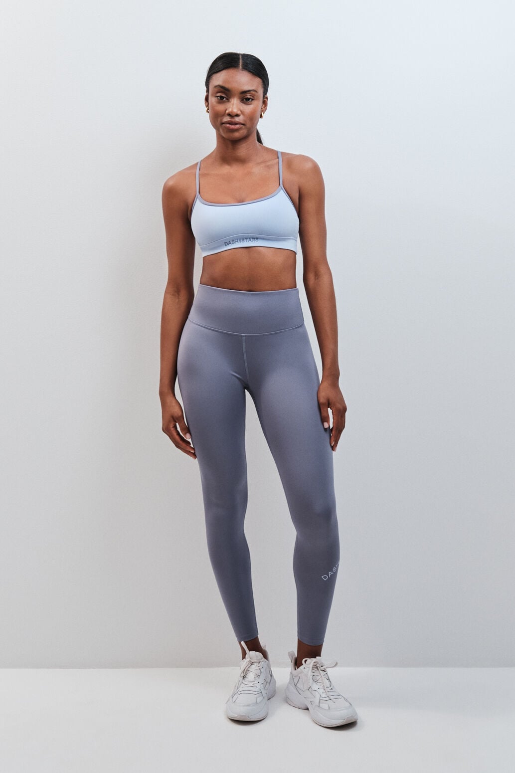 Dash and Stars Soutien desportivo 4D Stretch azul azul