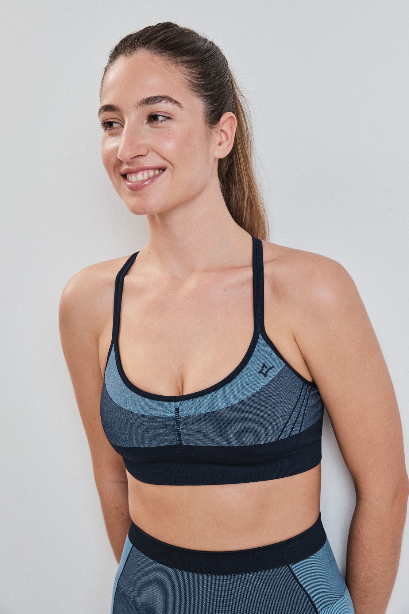 Dash and Stars Soutien desportivo SEAMLESS COMFORT azul