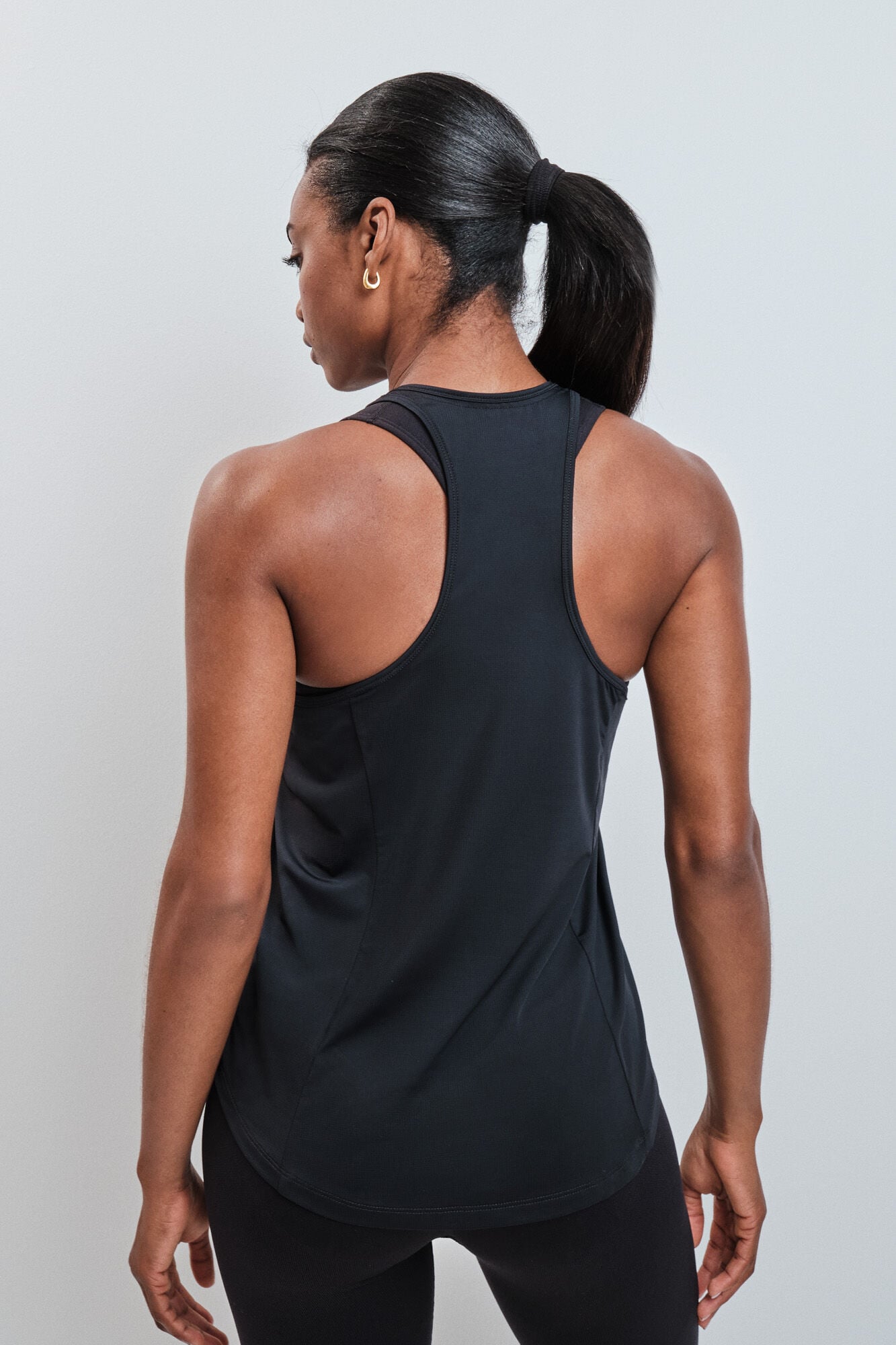 Dash and Stars T-shirt t&eacute;cnica halter preto