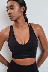 Dash and Stars Soutien desportivo SEAMLESS COMFORT preto preto