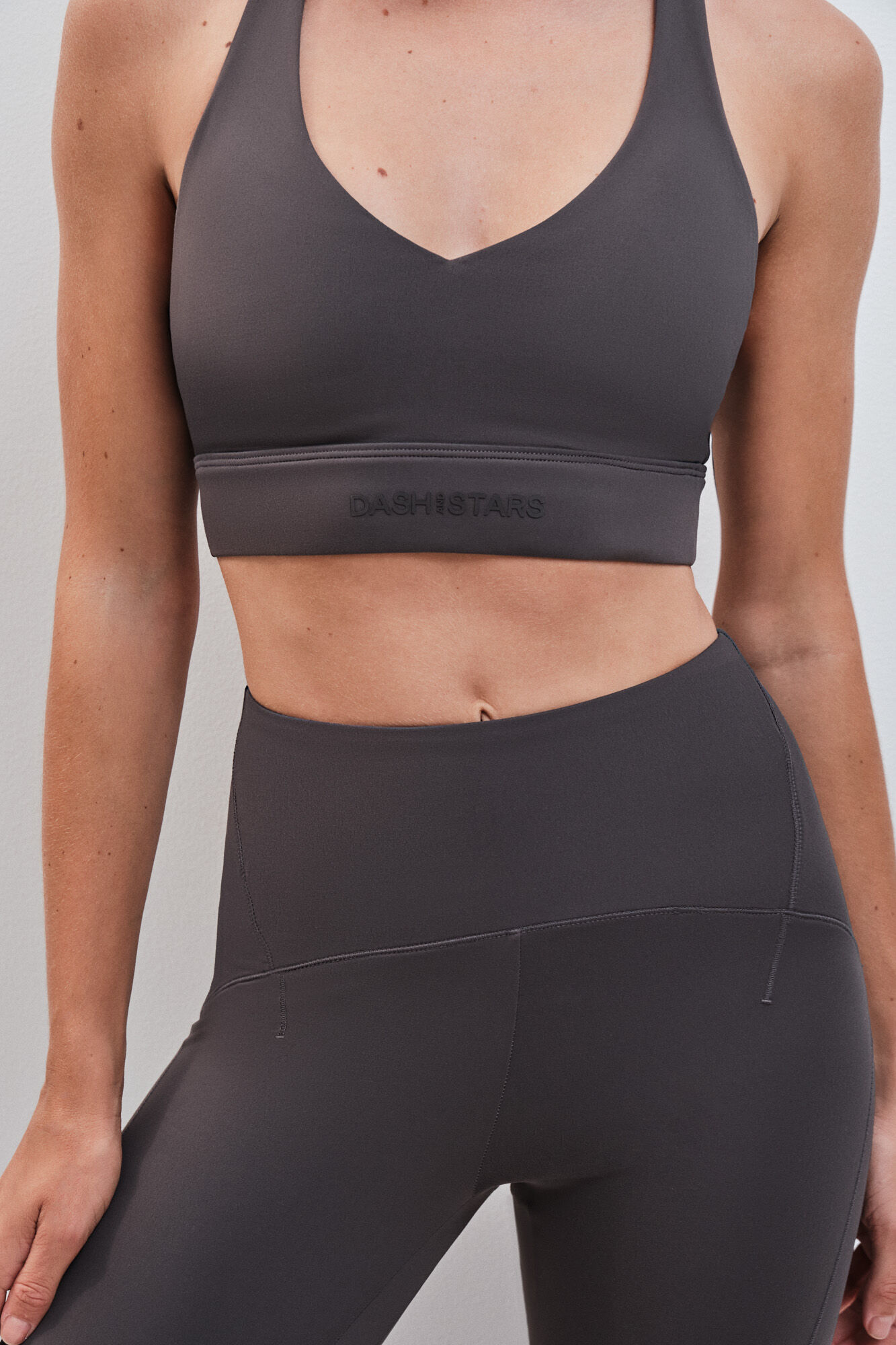 Dash and Stars Legging SOFT MOVE comprida cinza cinzento