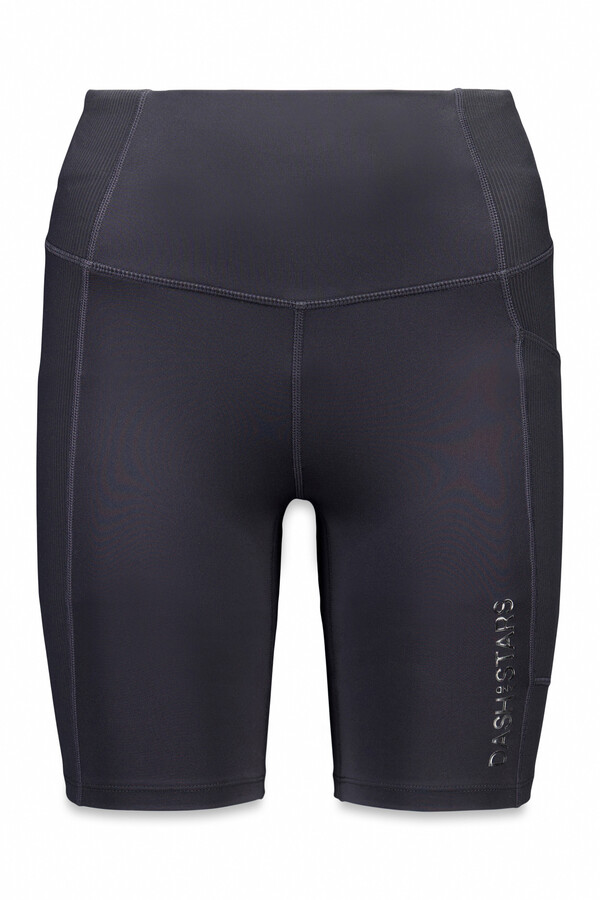 Dash and Stars Leggings de ciclismo pretas 4D STRETCH preto