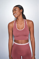 Dash and Stars Soutien desportivo rosa SEAMLESS COMFORT rosa