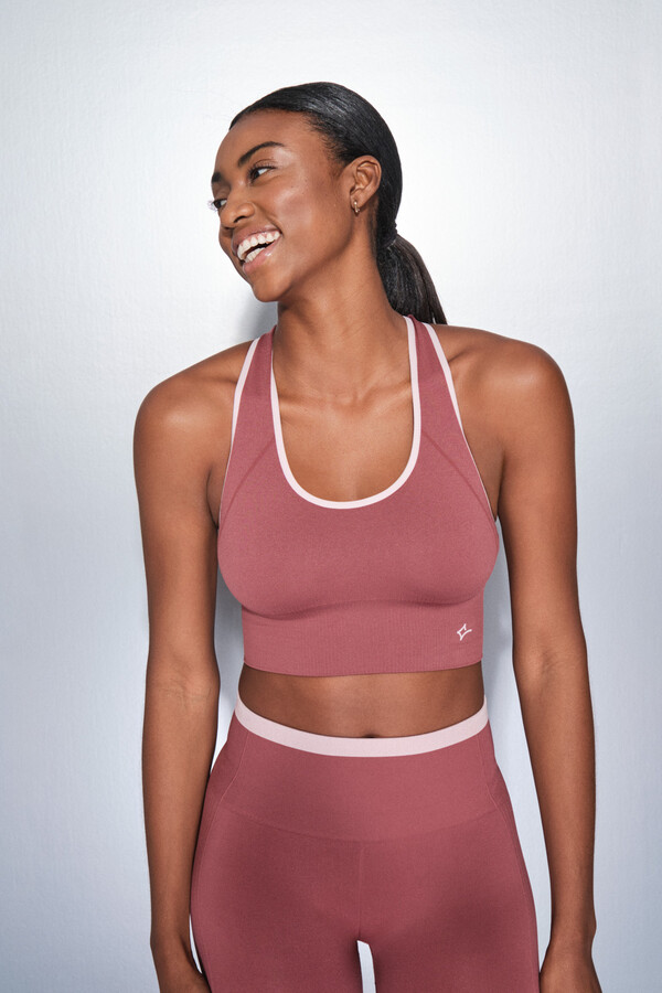 Dash and Stars Soutien desportivo rosa SEAMLESS COMFORT rosa
