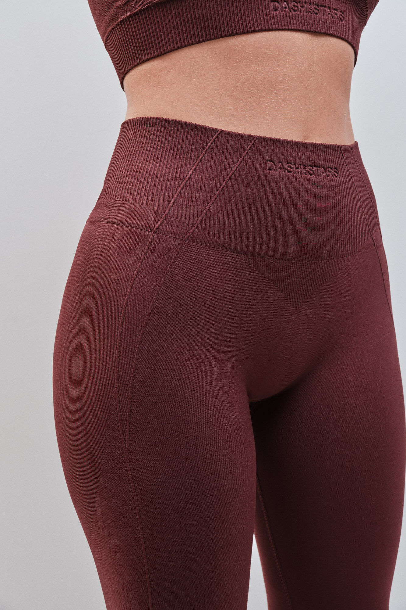 Dash and Stars Leggings compridos SEAMLESS COMFORT gren&aacute; impress&atilde;o