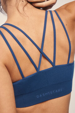 Dash and Stars Soutien desportivo SEAMLESS COMFORT azul marinho azul