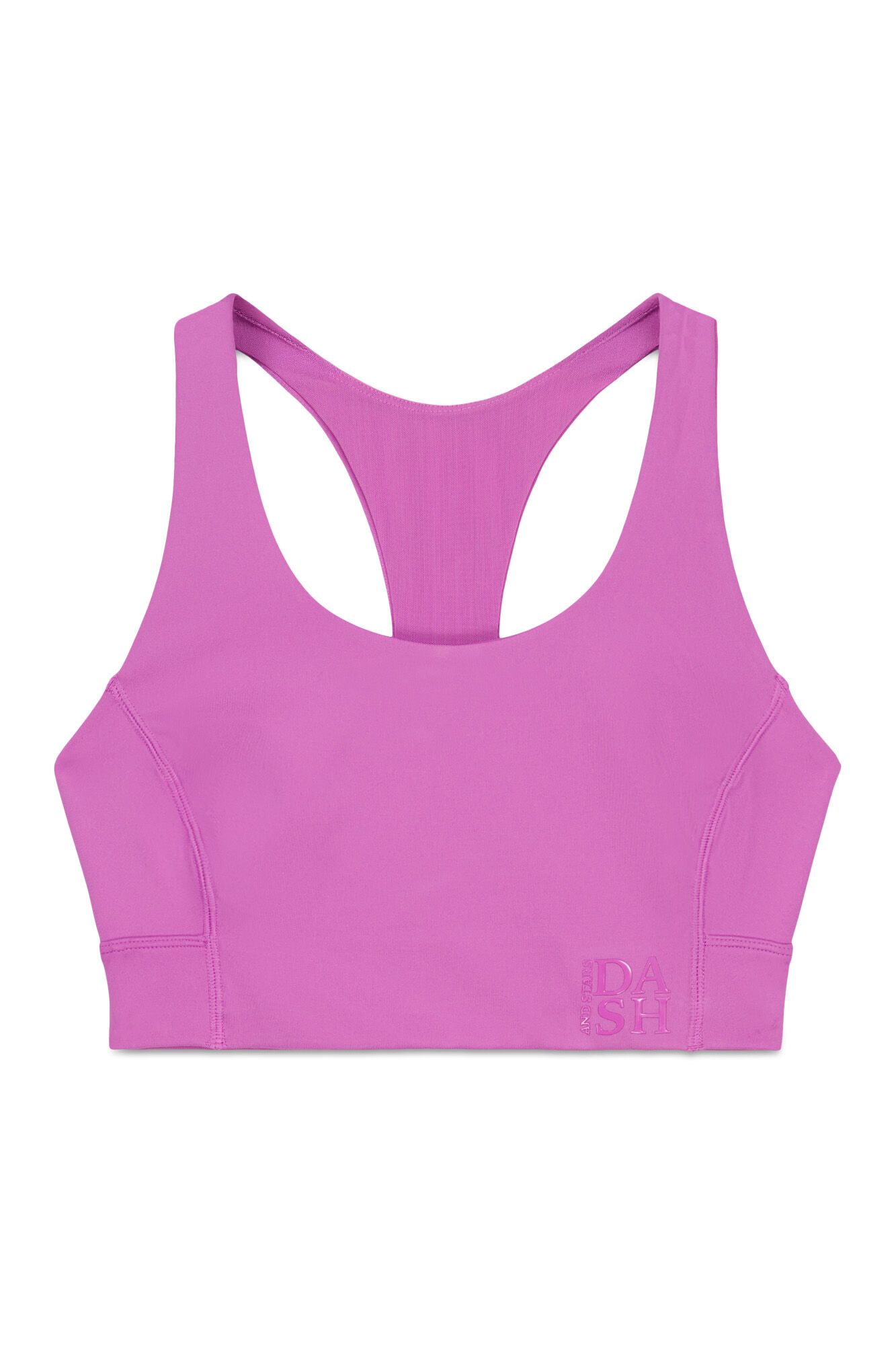 Dash and Stars Sujetador deportivo 4D Stretch rosa rosa