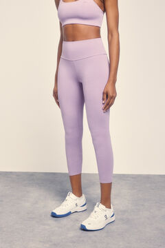 Dash and Stars Leggings crop lila morado/lila