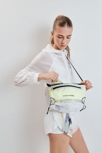 Dash and Stars Bolsa bandolera cruzada t&eacute;cnica blanca