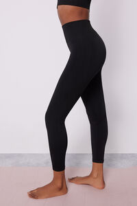 Dash and Stars Leggings pretas Seamless Comfort preto