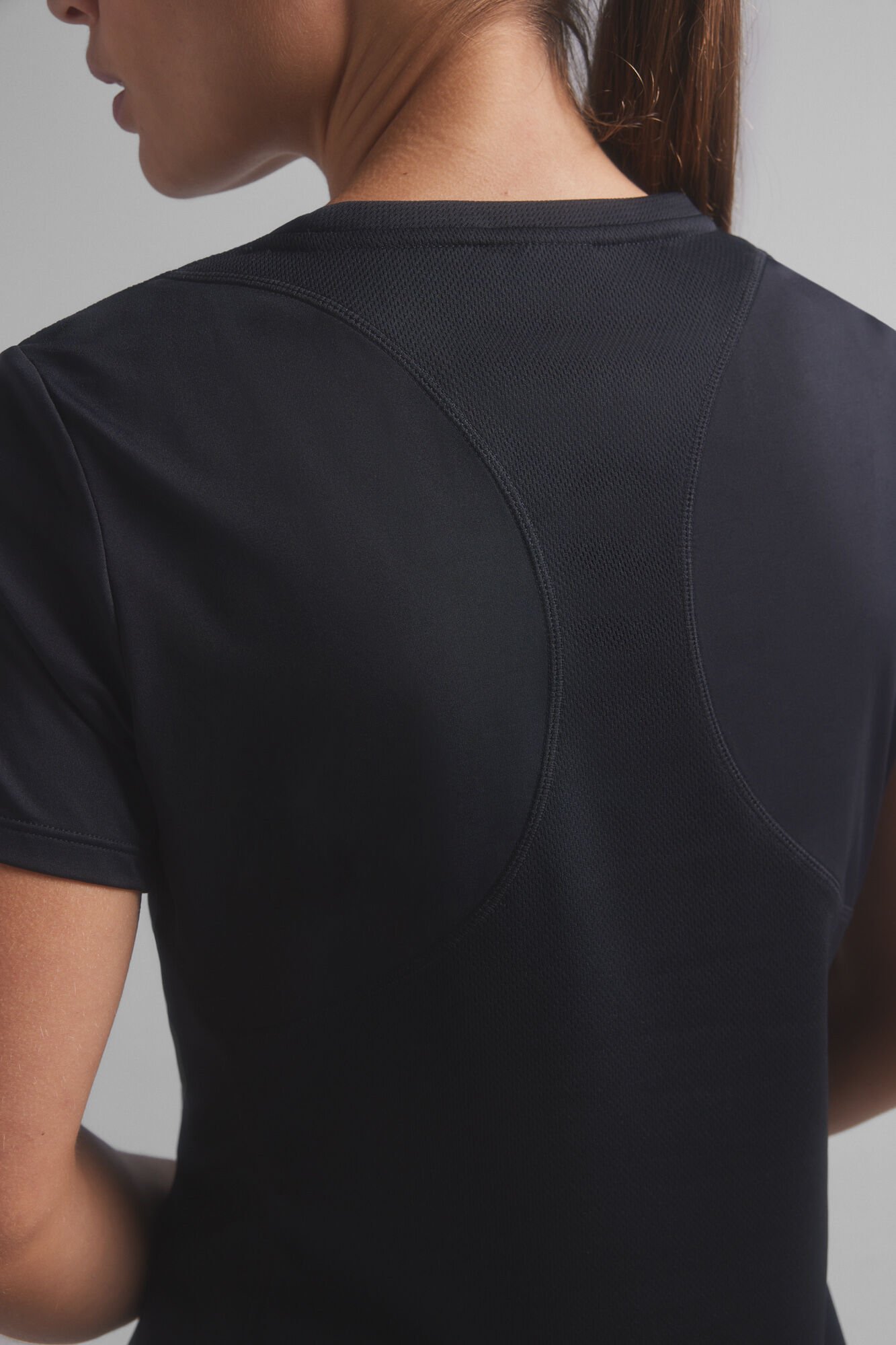 Dash and Stars Camiseta transpirable negra negro