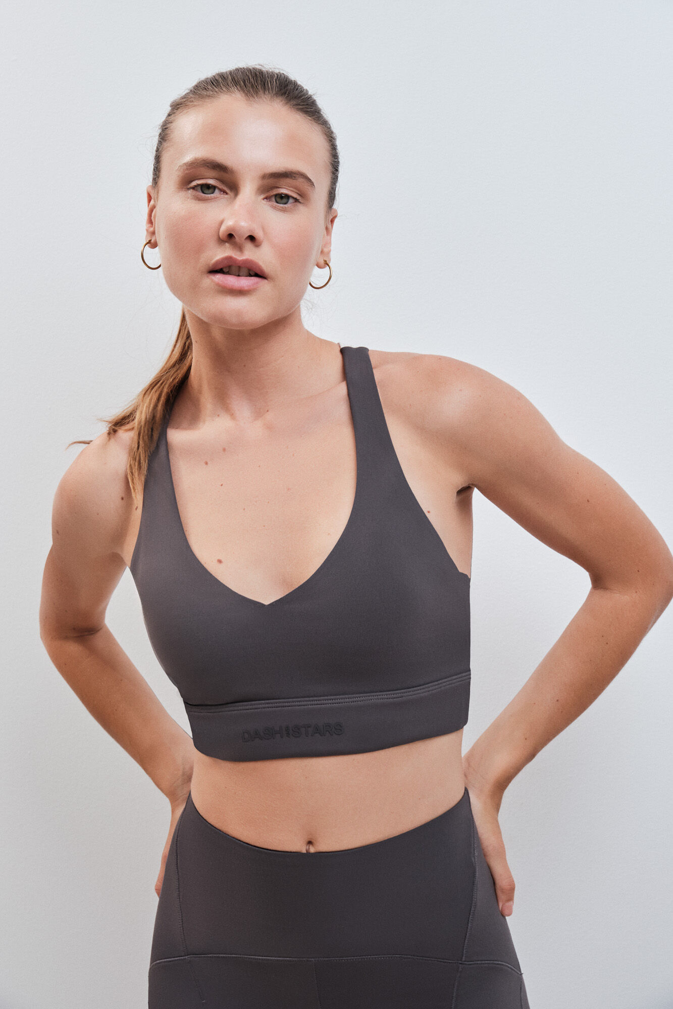 Dash and Stars Soutien desportivo SOFT MOVE cinza cinzento