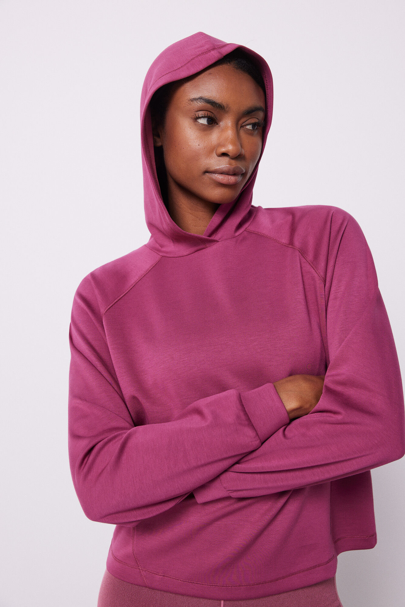 Sudadera best sale rosa fucsia