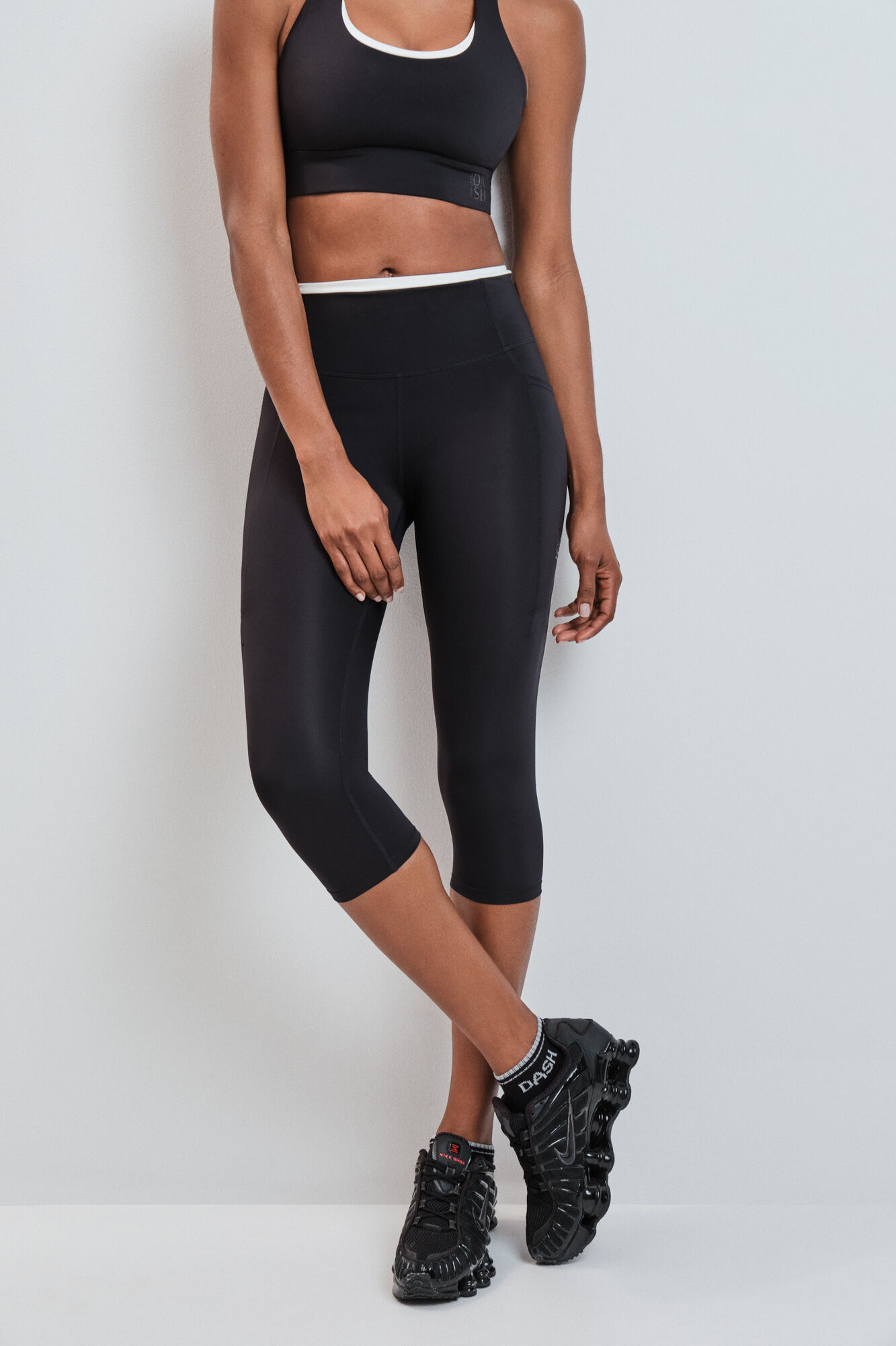 Dash and Stars Legging pirata 4D STRETCH preto