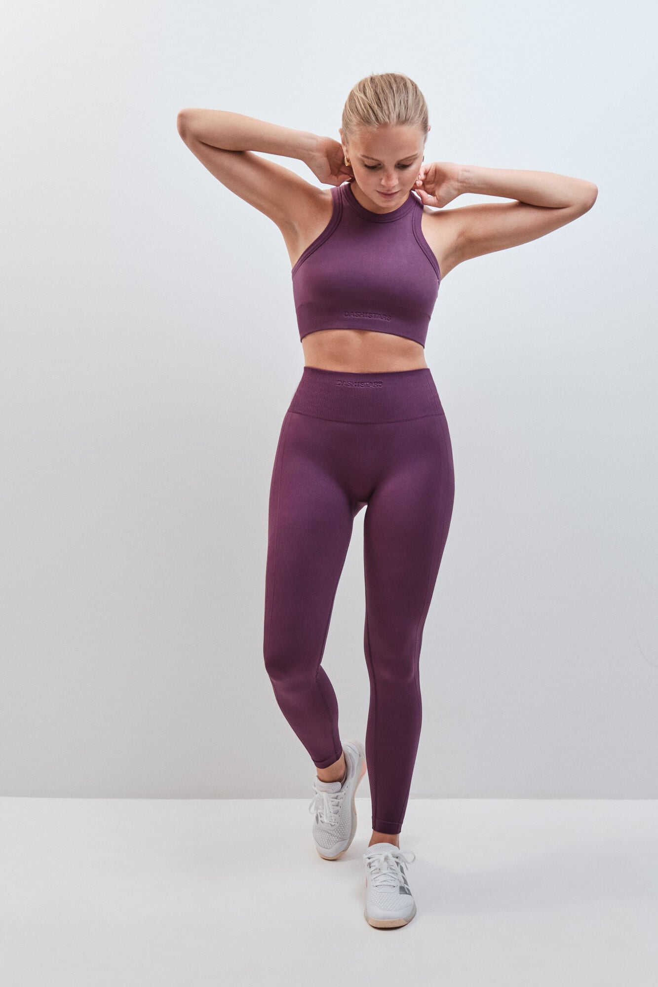 Dash and Stars Soutien desportivo SEAMLESS COMFORT gren&aacute; rosa