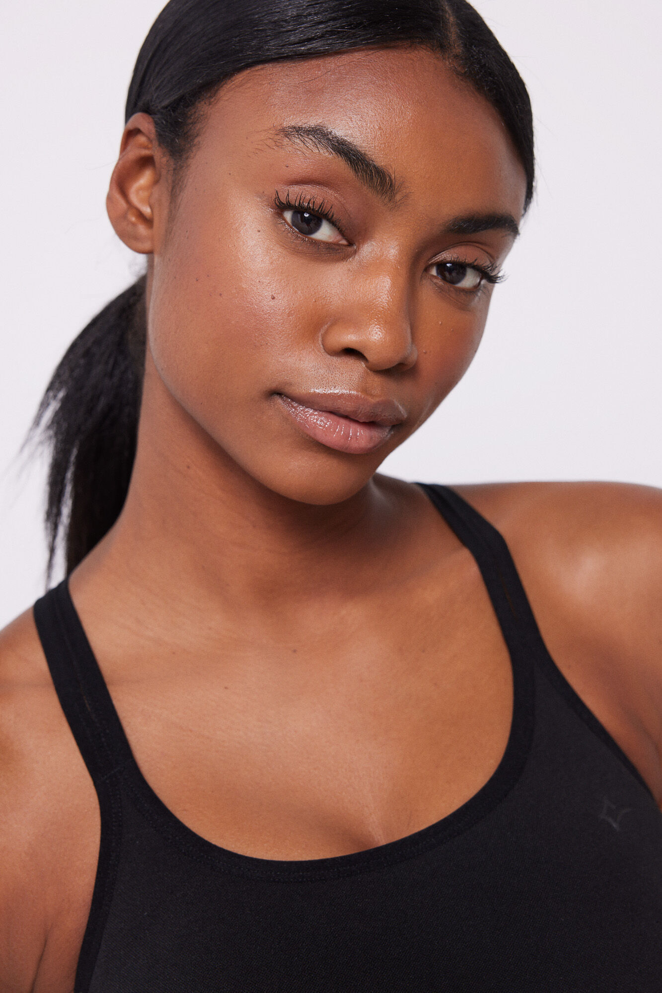 Dash and Stars Soutien desportivo preto Seamless Comfort preto