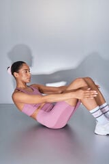 Dash and Stars Leggings 4D STRETCH ciclista rosa rosa