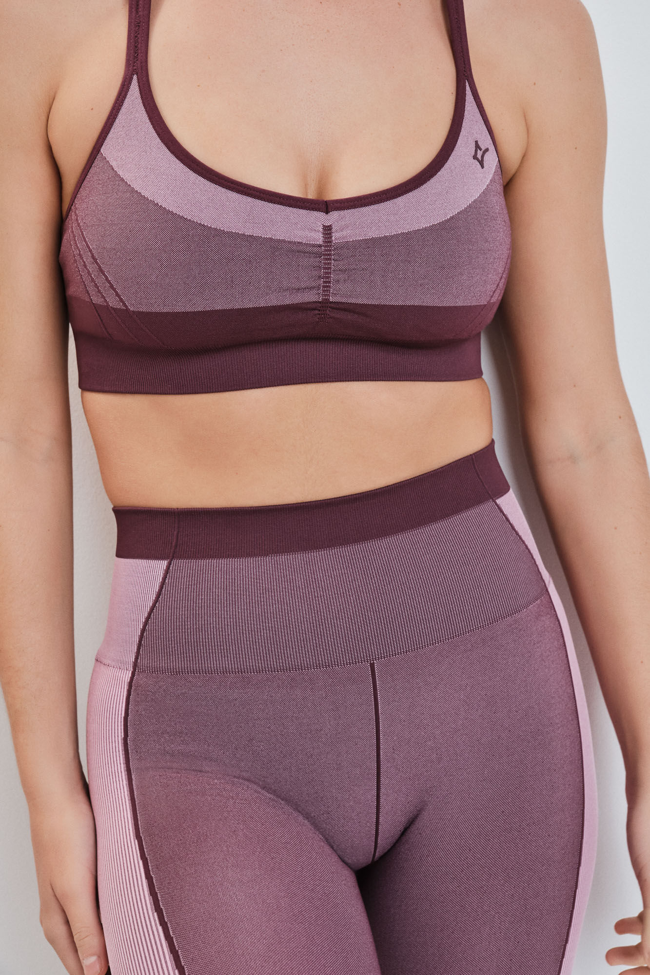 Dash and Stars Legging SEAMLESS COMFORT crop rosa rosa