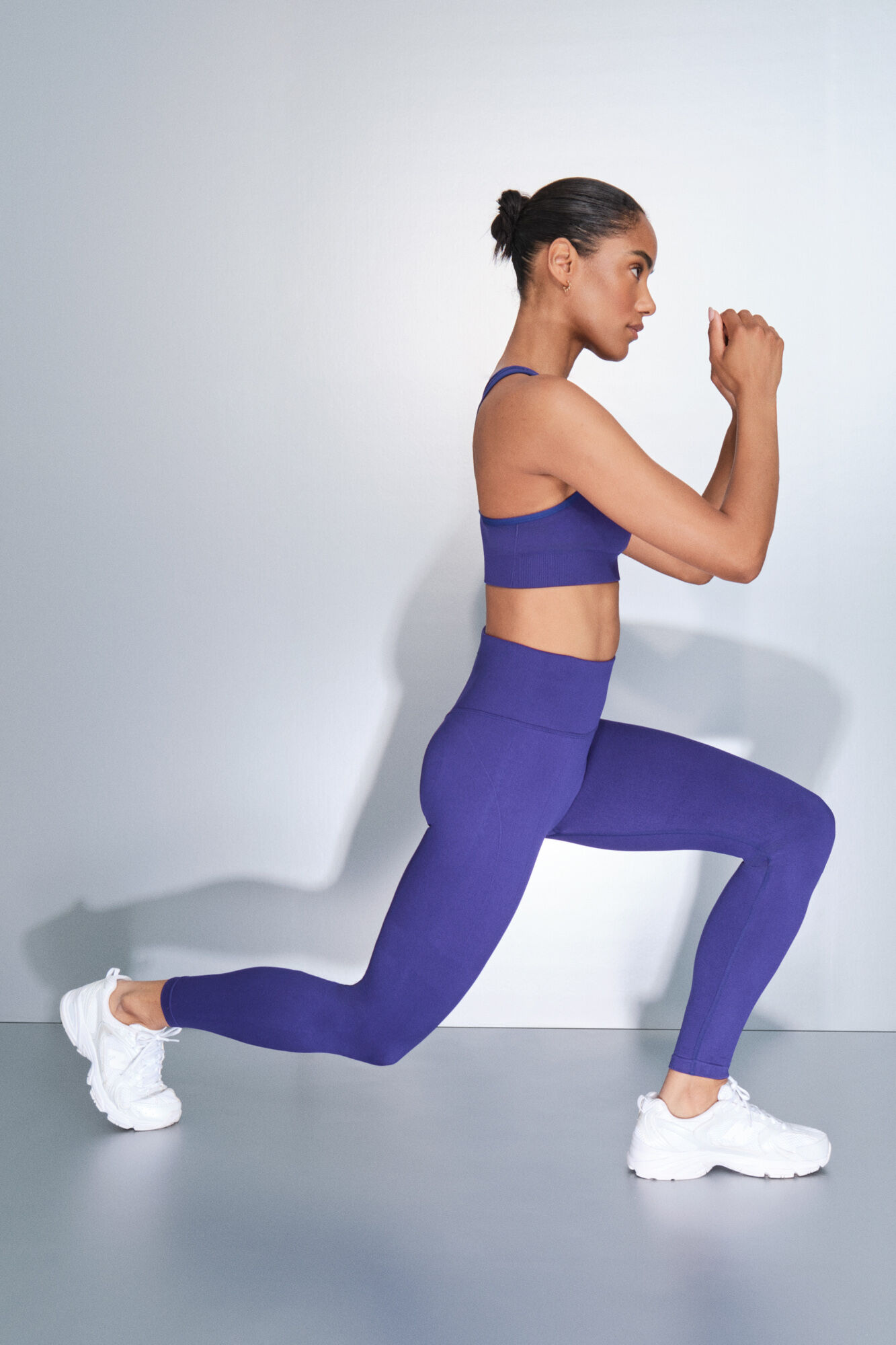 Dash and Stars Legging push up azul SEAMLESS FIT azul