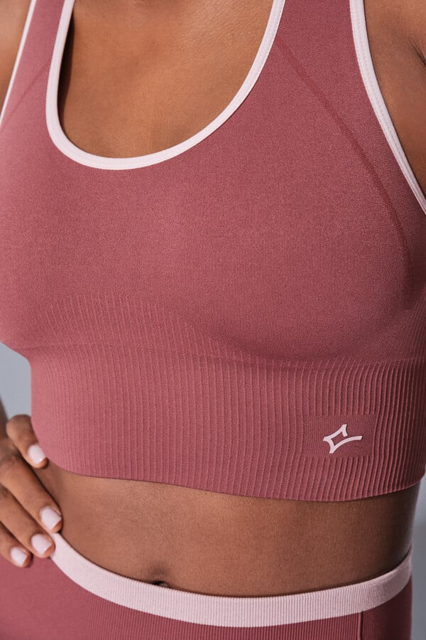 Dash and Stars Soutien desportivo rosa SEAMLESS COMFORT rosa