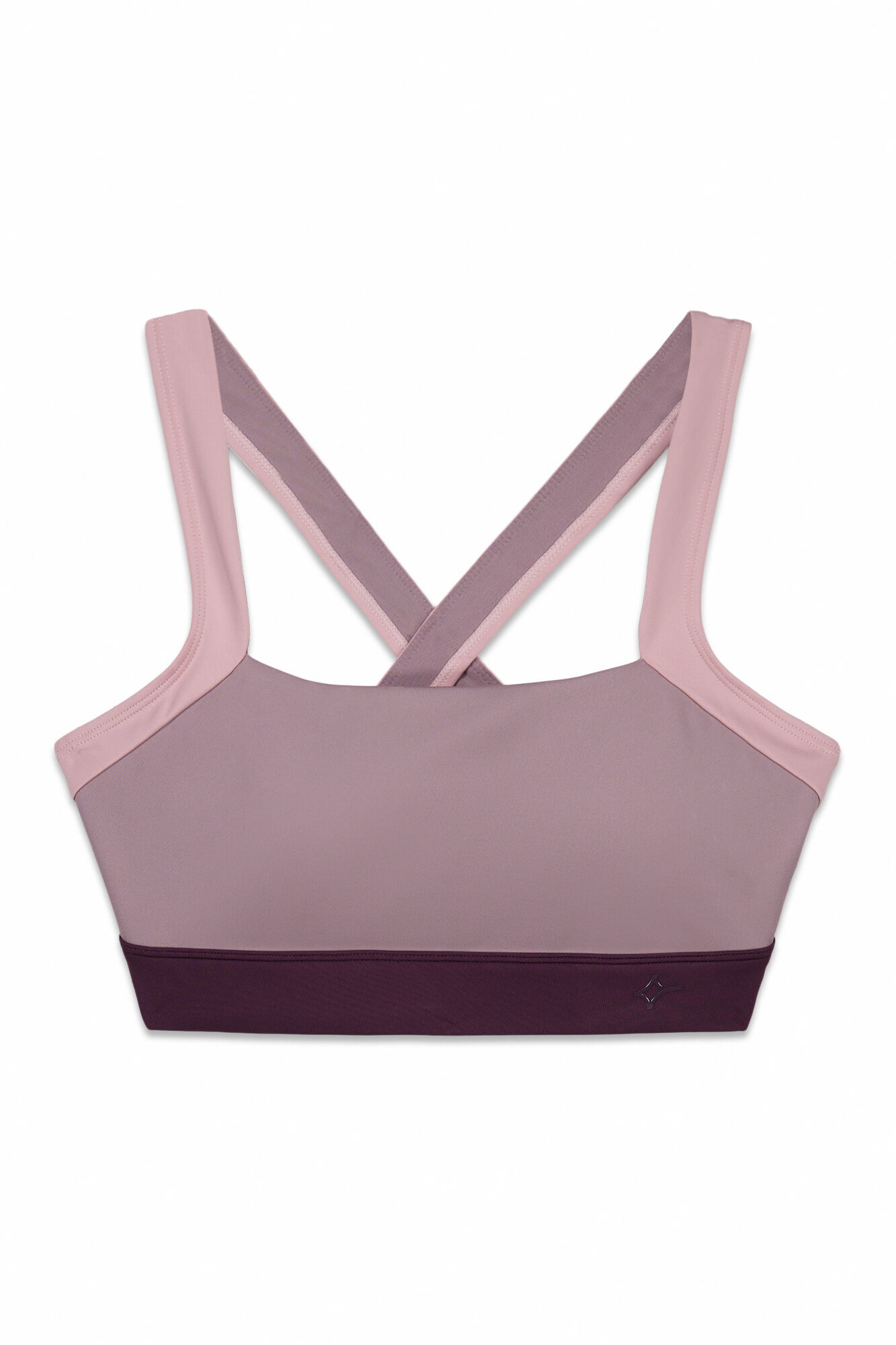 Dash and Stars Soutien desportivo 4D Stretch color block rosa rosa