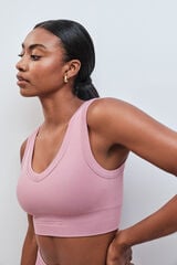 Dash and Stars Soutien desportivo SEAMLESS COMFORT gren&aacute; rosa