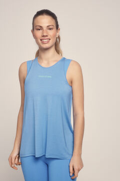 Dash and Stars Camiseta fluida modal azul azul