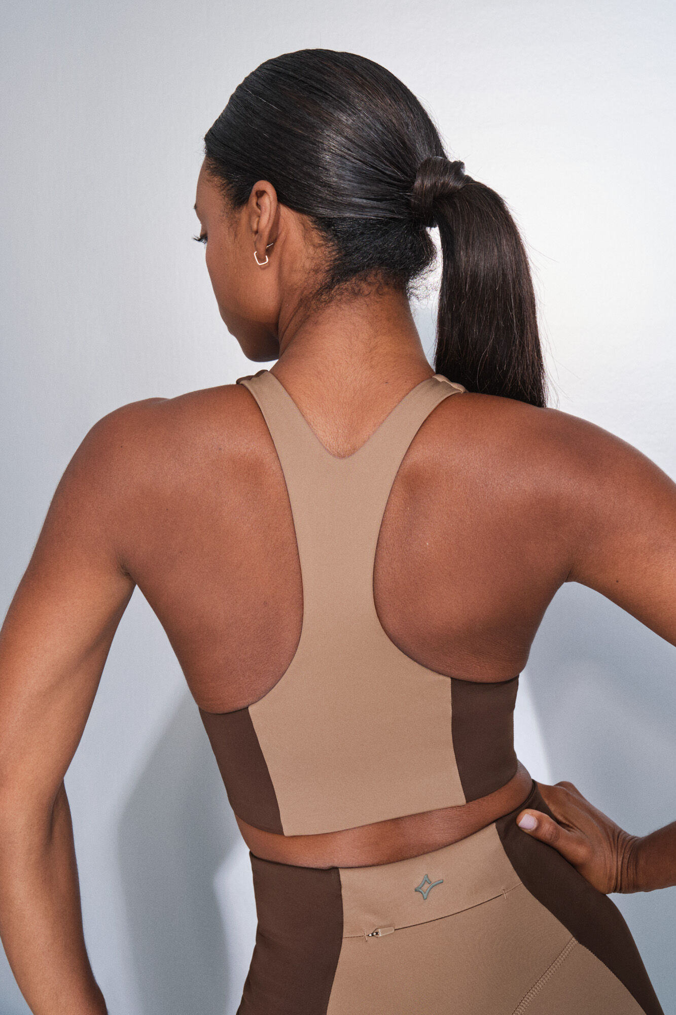 Dash and Stars Soutien desportivo 4D STRETCH com blocos de cores