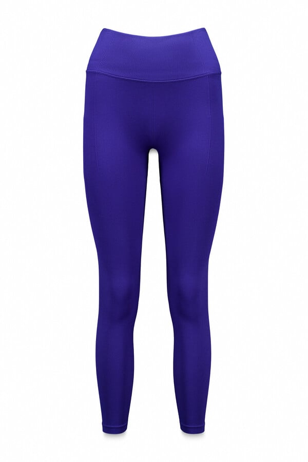 Dash and Stars Legging push up azul SEAMLESS FIT azul