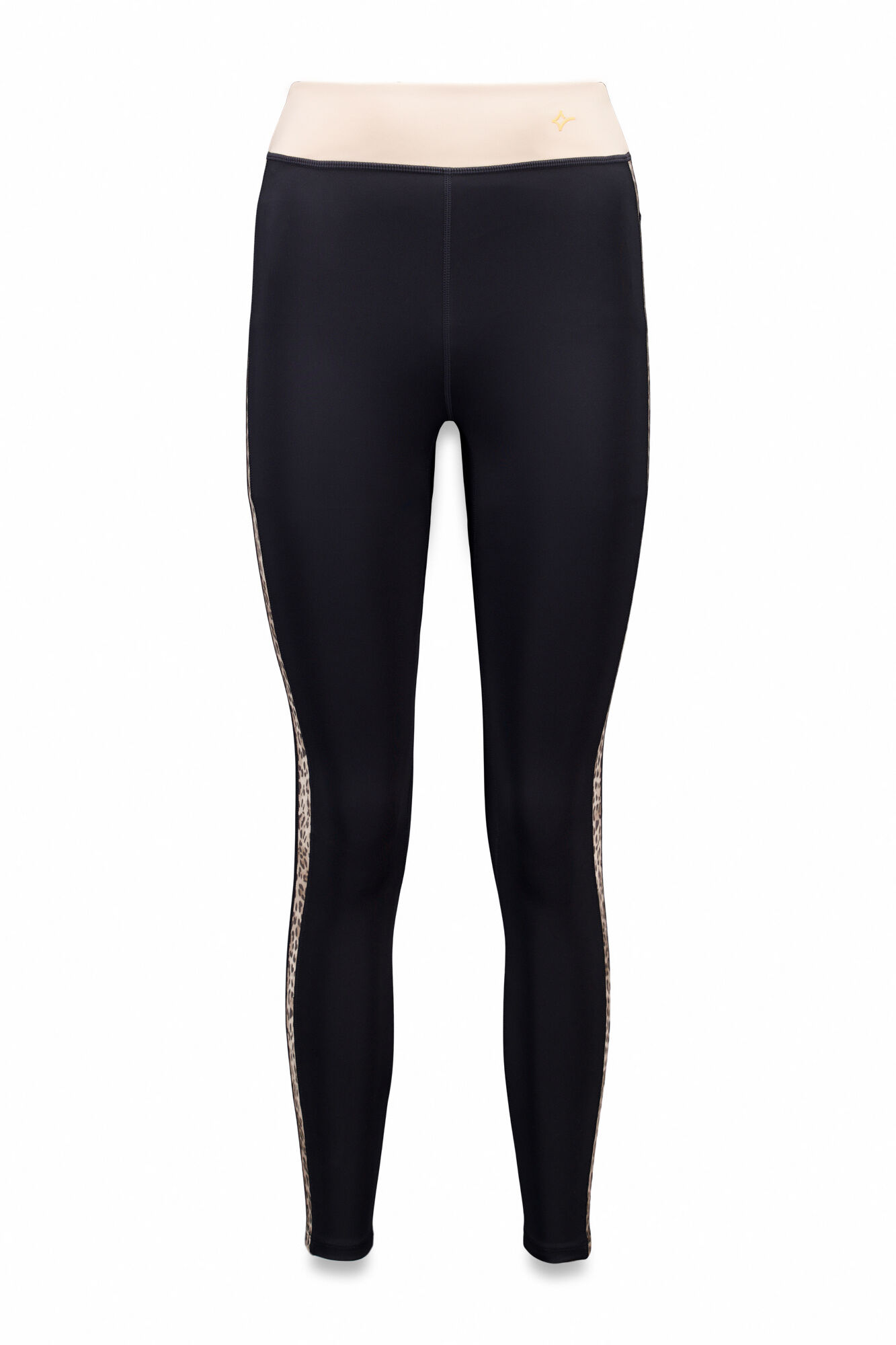 Dash and Stars Legging preta com estampa animal 4D STRETCH preto